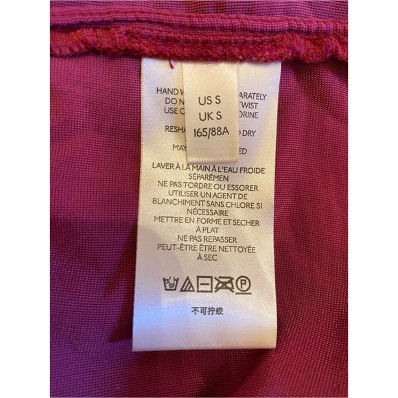 NWOT Anthropologie Raspberry V Neck Velvet Tunic Dress Size Small - Picture 8 of 13